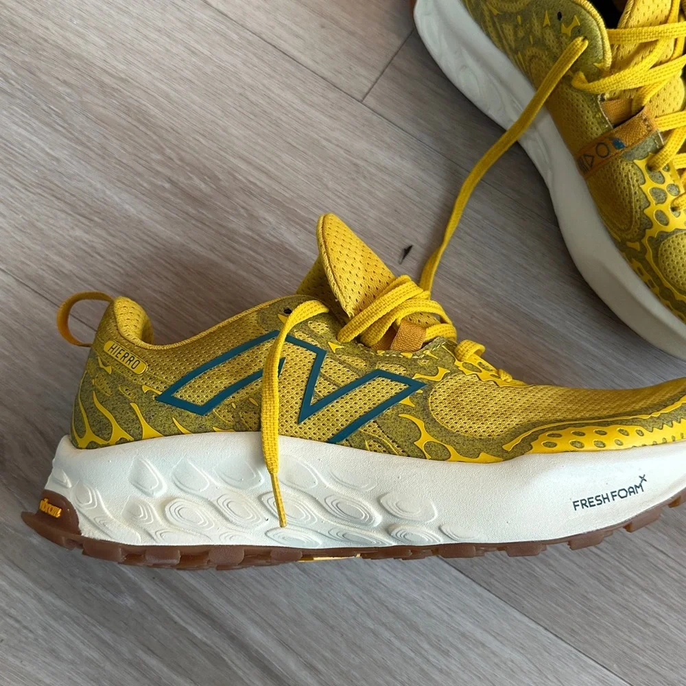 WOMEN'S FRESH FOAM X HIERRO V8 SHOE - GINGER LEMON NWOB - Picture 13 of 14